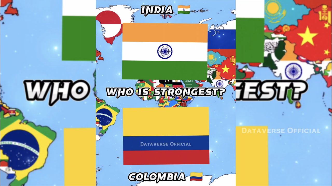 India vs Colombia General Comparison Shorts 2023 