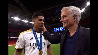 Jude Bellingham mom meets Mourinho 😳