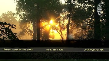 الشيخ معاذ المومني رحمه الله سورة الشورى