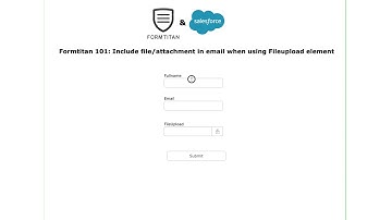 Include in email functionality Formtitan