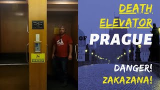 😱Sketchy Elevator in Prague, Czech Republic😱