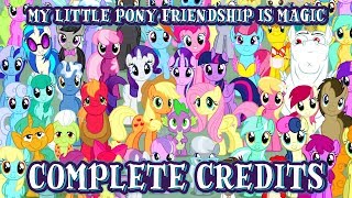 [Credits] My Little Pony Friendship is Magic - Complete Credits (Short Version)