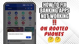 FIX ‼️‼️😱😱 BANKING APPLICATIONs NOT WORKING ON ROOTED DEVICES 🔥🔥 screenshot 3