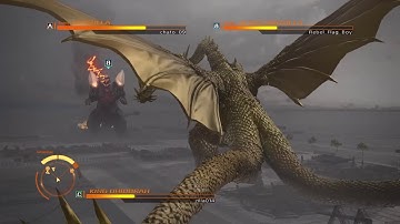 Godzilla PS4: King Ghidorah vs Godzilla vs Spacegodzilla