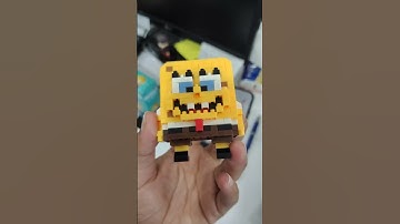 SpongeBob Bricks #bricks #lego #spongebob #shorts #unboxing #goodvibes #lifehacks #cute #cartoon