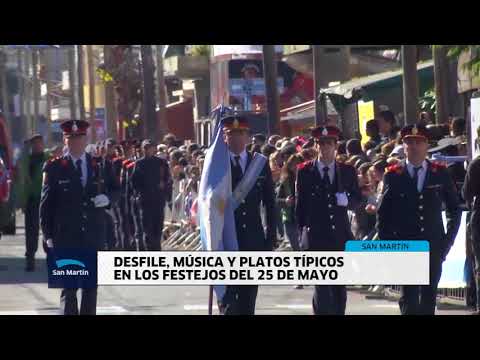 DESFILE DEL 25 DE MAYO en Villa Ballester