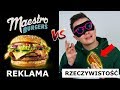 REKLAMA MCDONALDS vs. RZECZYWISTOŚĆ - BURGERY MAESTRO a  PASIBUS I BOBBY BURGER!