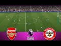 Arsenal vs Brentford | Premier League 2023-24 | Watch Along &amp; Pes21 Gameplay