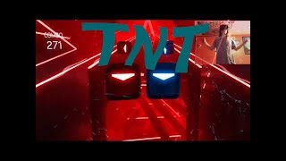 I mapped out "TNT" in beatsaber