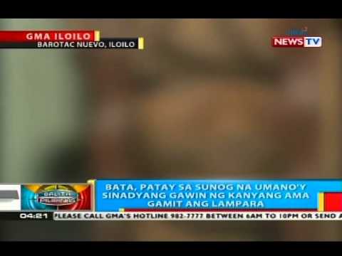 BP Bata sa Barotac Nuevo Iloilo patay sa sunog na umanoy sinadyang gawin ng kanyang ama