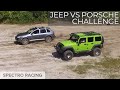 Jeep vs Porsche!?!? - Cayenne Turbo Hill Climb, Rock Crawling and Mud pits