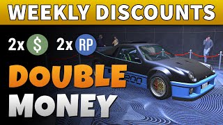 GTA DOUBLE MONEY & DISCOUNTS | GTA 5 Online Weekly Update (New Car, New Shipwreck Collectibles)