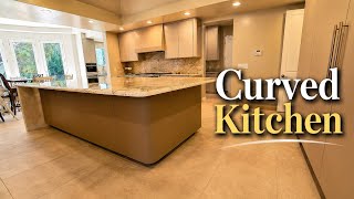 Curved Kitchen, Custom Details.