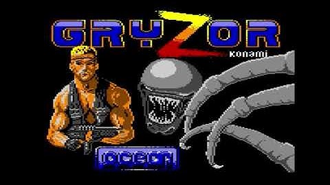 Gryzor aka Contra Konami C64 Title Theme Game Music HQ Chiptune