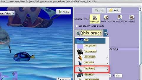 Alice 3 Using One Shots