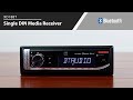 Xd18bt  single din media receiver with bluetooth