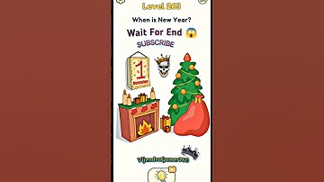 When i Is New year? 😱 level 263 walkthrough solution #gameplay #ytshort #263 #shortsfeed