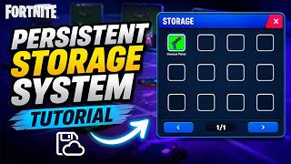 How to Make a Persistent Storage System in UEFN (2026)