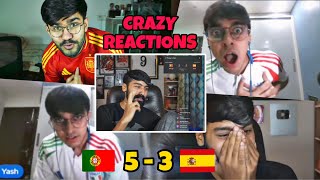 PENALTY Shootout reactions of PORTUGAL VS SPAIN 5 - 3 from UEFA NATIONS LEAGUE FINAL.