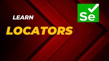 Selenium Locators - | ID, Name, Link Text, Partial Link Test, Tag Name, Class & CSS Selector |
