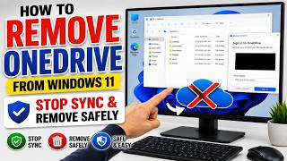 How to Remove OneDrive From Windows 11/10 (Stop Sync & Remove Safely)