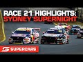 Race 21 Highlights - Bunnings Trade Sydney SuperNight | Supercars 2021