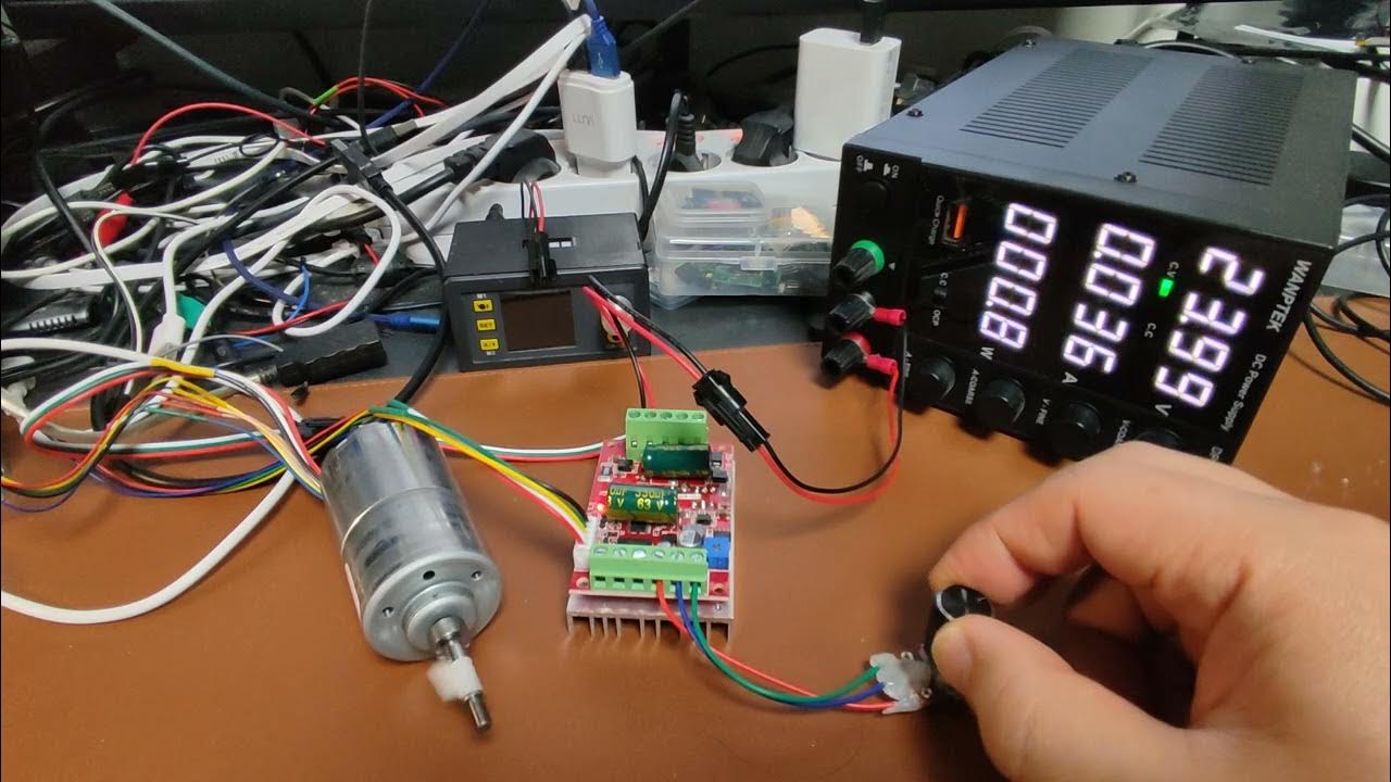 ZS-X11H BLDC Motor Driver working - YouTube