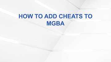 How to Add Cheats to mGBA