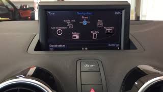 Japan import Audi A1 MMI3G  convert to NZ radio and GPS!