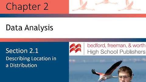 2.1 Describing Location in a Distribution part 1