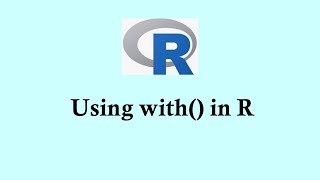 R programming | Using with() in R programming    #rprogramming