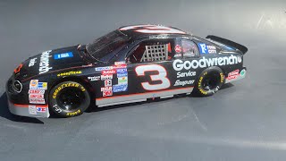 Dale Earnhardt 1995 Brickyard 400 Chevrolet Monte Carlo Model Build Window Detail and Final Pics