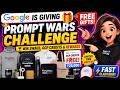 Google Is Giving FREE Gifts 🎁 Prompt Wars Challenge 🔥 Win Swags, GCP Credits &amp; Rewards FAST!