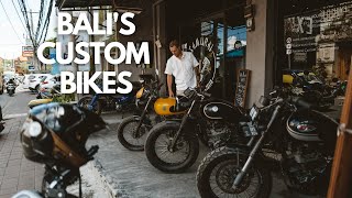 The Custom Motorcycles of Bali | The Reason Big Bikes are So Rare