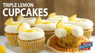 How to Make Triple Lemon Cupcakes