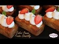 Recette de Cakes aux Pommes, Fraises et Chantilly Vanille