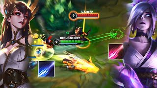 IRELIA THE COMBO THAT ONLY AI CAN REACT TO WIN LANE VS RIVEN TOP LANE
