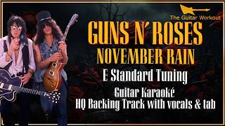 Download lagu Guns N' Roses - November Rain [E Std] (HQ Backing Track w/ vocals & tab | Guitar Karaoke)