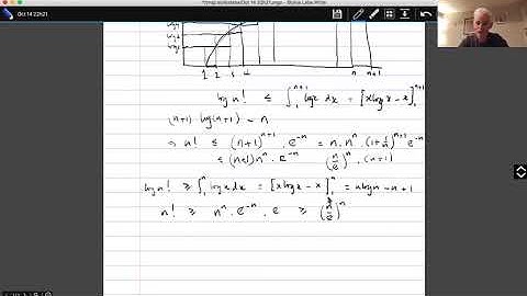 Topics in Combinatorics lecture 3.6 --- bounds for factorials and binomial coefficients