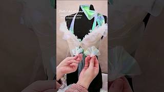 Parte 1: Top mariposa + mangas #top #fairy #fairytales #headpiece #corsé #coronadiy #diy #artediy