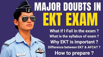 AFCAT EKT EXAM 2022-23 | EKT PATTERN | AFCAT EXAM 2022 | MARKING SCHEME | BOOKS | EKT 2022 | EKT
