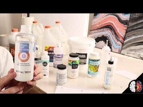 Pouring Medium Showdown: Liquitex vs. Artist's Loft 