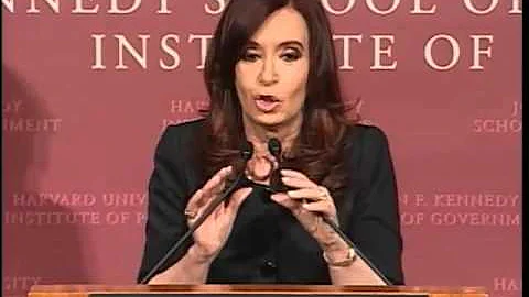 A Public Address by Her Excellency Cristina Fernnd...