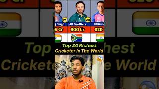 Richest Cricketers in The World😱 #viral #shot