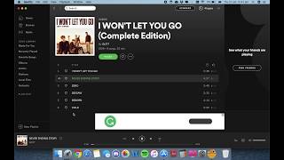 Tutorial: How to listen to GOT7's I Won't Let You Go album on Spotify (for Mac) screenshot 2