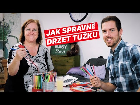 Video: Jak Naučit Dítě Správně Držet Tužku