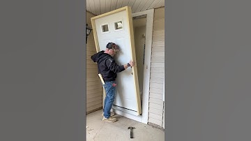 How to Install a New Front Door #diy
