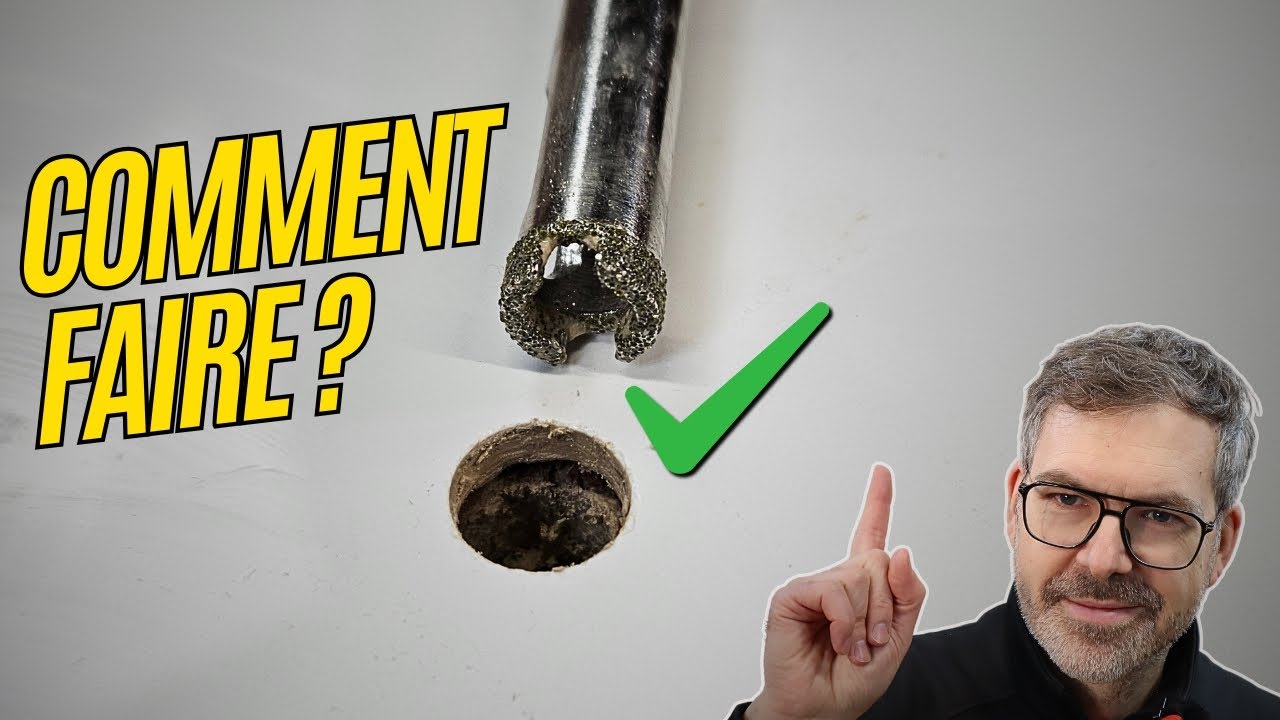 Comment percer du carrelage avec un trépan ?