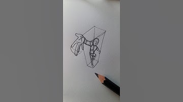This Perspective Trick Will Break Your Brain 🤯🔥 #foryou #art #shorts #howtodraw #easydrawing #sketch