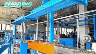 HANDING EXT65-26DS Extrusion Line | XL-PE/XL-PVC Dual-Color Automotive Wire Machine #cablemachine Profile